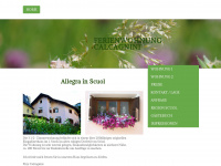 calcagnini.ch Webseite Vorschau