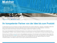kalcher-gmbh.de Webseite Vorschau