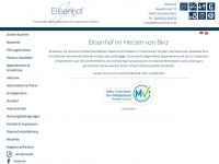 elisenhof-binz.de Webseite Vorschau