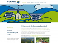 goldisthal.de Webseite Vorschau
