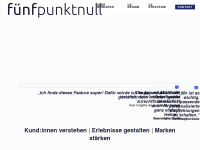 fuenfpunktnull.de Webseite Vorschau
