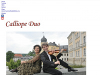 calliope-duo.de Webseite Vorschau