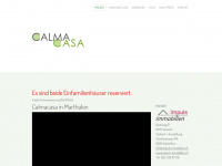calmacasa.ch Webseite Vorschau