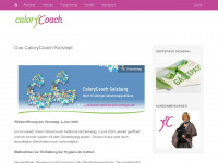 calorycoach.at Webseite Vorschau