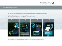 calyx.at Webseite Vorschau
