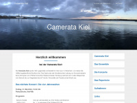 camerata-kiel.de Webseite Vorschau
