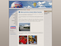 cameronballoons.de Webseite Vorschau