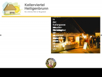 kellerviertel-heiligenbrunn.at Webseite Vorschau