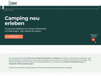camperland.de Webseite Vorschau