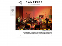 campfire-music.de Webseite Vorschau