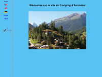 camping-anniviers.ch Webseite Vorschau