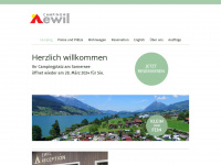 camping-ewil.ch Webseite Vorschau