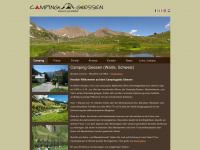 camping-giessen.ch Webseite Vorschau