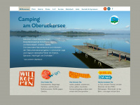 camping-oberuckersee.de Webseite Vorschau