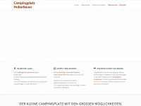 camping-salzburg.at Webseite Vorschau