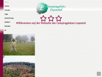 campingplatz-lopautal.de Webseite Vorschau