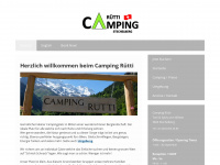 campingruetti.ch Webseite Vorschau