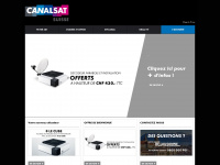 canalsat.ch Webseite Vorschau