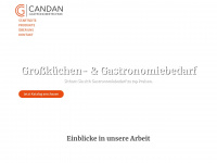 candan-gastro.de Webseite Vorschau