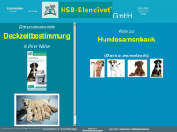 canine-semenbank-blendivet.de Webseite Vorschau