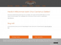 cantamus-giessen.de Webseite Vorschau