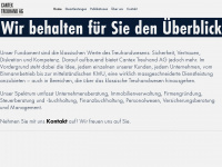cantex.ch Webseite Vorschau