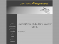cantienica-hoyerswerda.de Webseite Vorschau