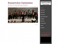 cantissimo.ch Webseite Vorschau