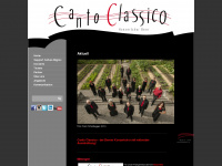 cantoclassico.ch Webseite Vorschau