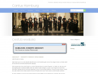 cantus-hamburg.de Webseite Vorschau