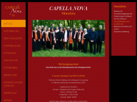 capella-nova-muenchen.de Webseite Vorschau