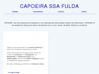 capoeira-fulda.de Webseite Vorschau