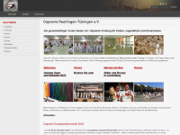 capoeira-reutlingen.de Webseite Vorschau