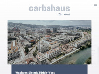 carbahaus.ch Webseite Vorschau