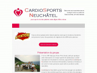 cardiosportsne.ch Webseite Vorschau