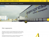 cargoexpress.at Webseite Vorschau