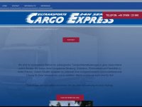 cargoexpress24.de Webseite Vorschau