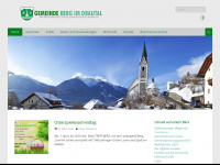 berg-drautal.gv.at Webseite Vorschau