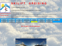 skilift-greising.de Webseite Vorschau