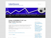 fussball-oekonomie.de Webseite Vorschau