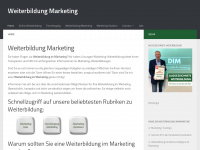 weiterbildung-marketing.de Webseite Vorschau