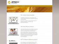 zettamax.de Webseite Vorschau