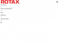 rotax.com Webseite Vorschau