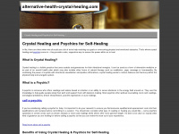 alternative-health-crystal-healing.com Webseite Vorschau