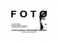 carola-gietzen-fotodesign.de Webseite Vorschau