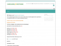 carolinen-apotheke.at Webseite Vorschau