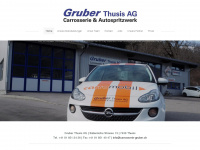 carrosserie-gruber.ch Webseite Vorschau