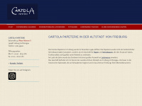 cartola-papeterie.de Webseite Vorschau