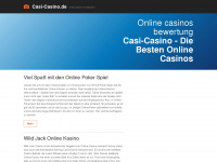 casi-casino.de Webseite Vorschau