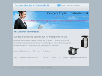 caspers-kopier-datentechnik.de Webseite Vorschau